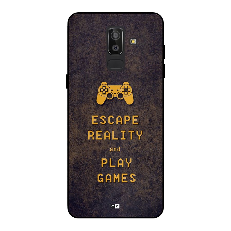 Escape Reality Metal Back Case for Galaxy J8
