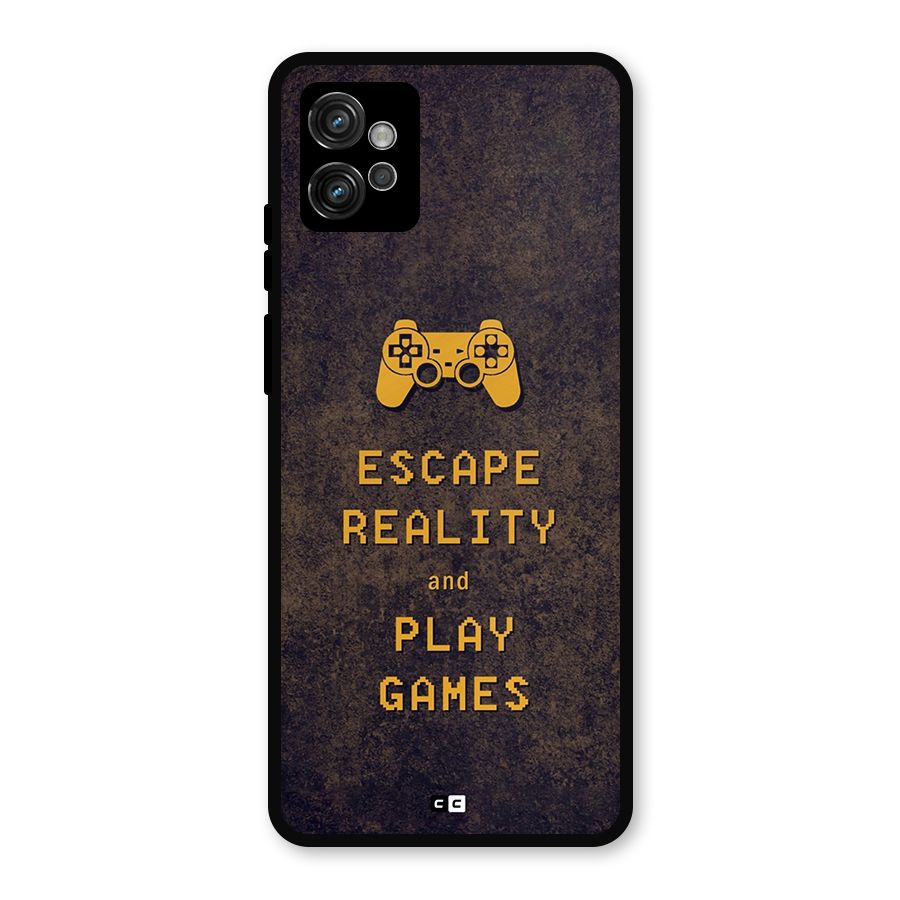 Escape Reality Metal Back Case for Moto G32