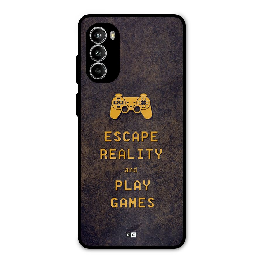 Escape Reality Metal Back Case for Moto G52