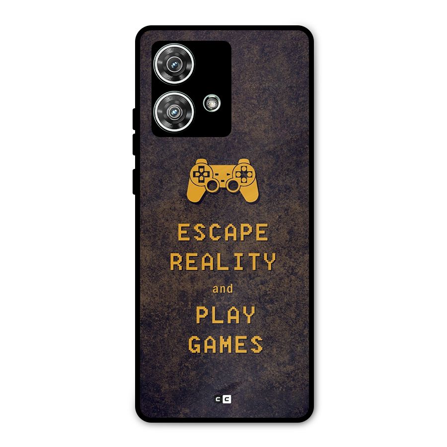 Escape Reality Metal Back Case for Motorola Edge 40 Neo