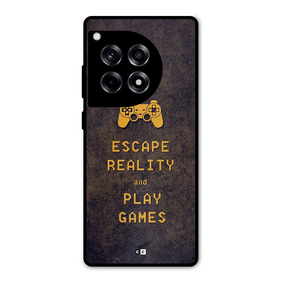 Escape Reality Metal Back Case for OnePlus 12R