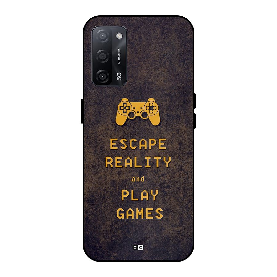 Escape Reality Metal Back Case for Oppo A53s 5G