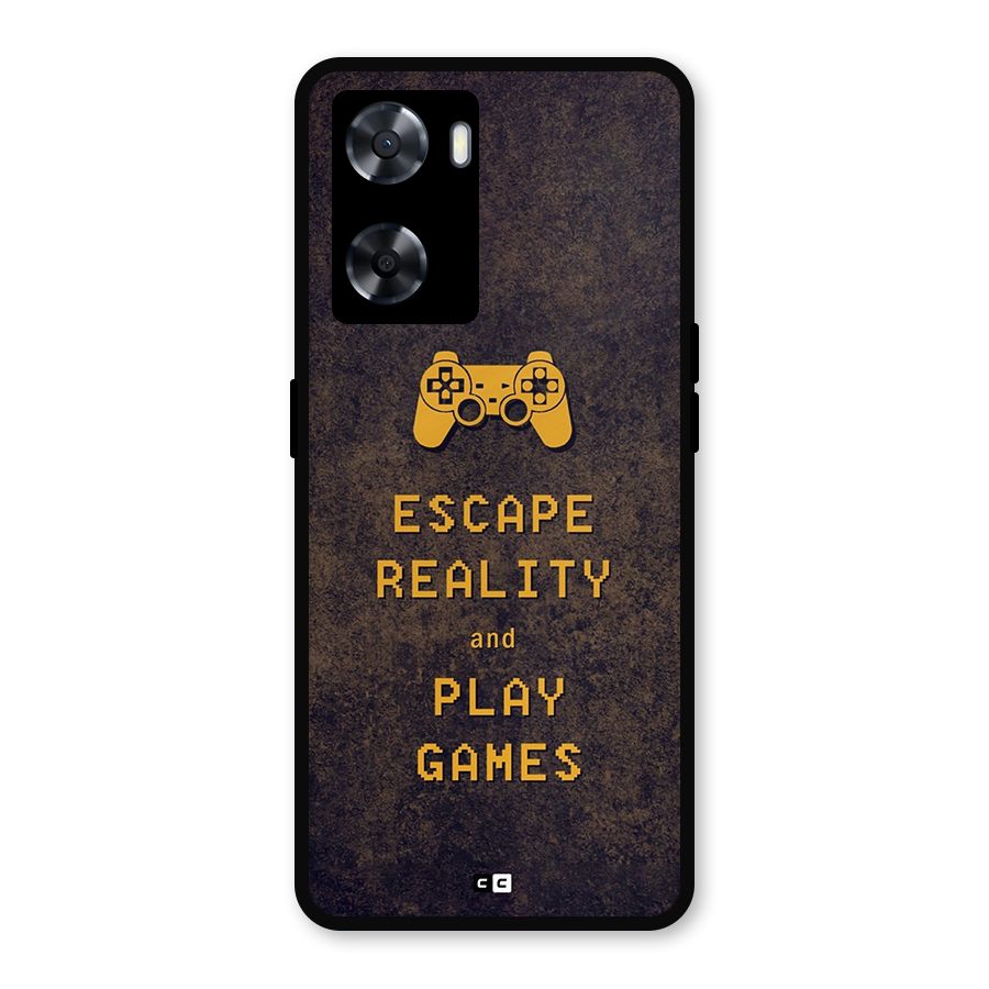 Escape Reality Metal Back Case for Oppo A57 2022