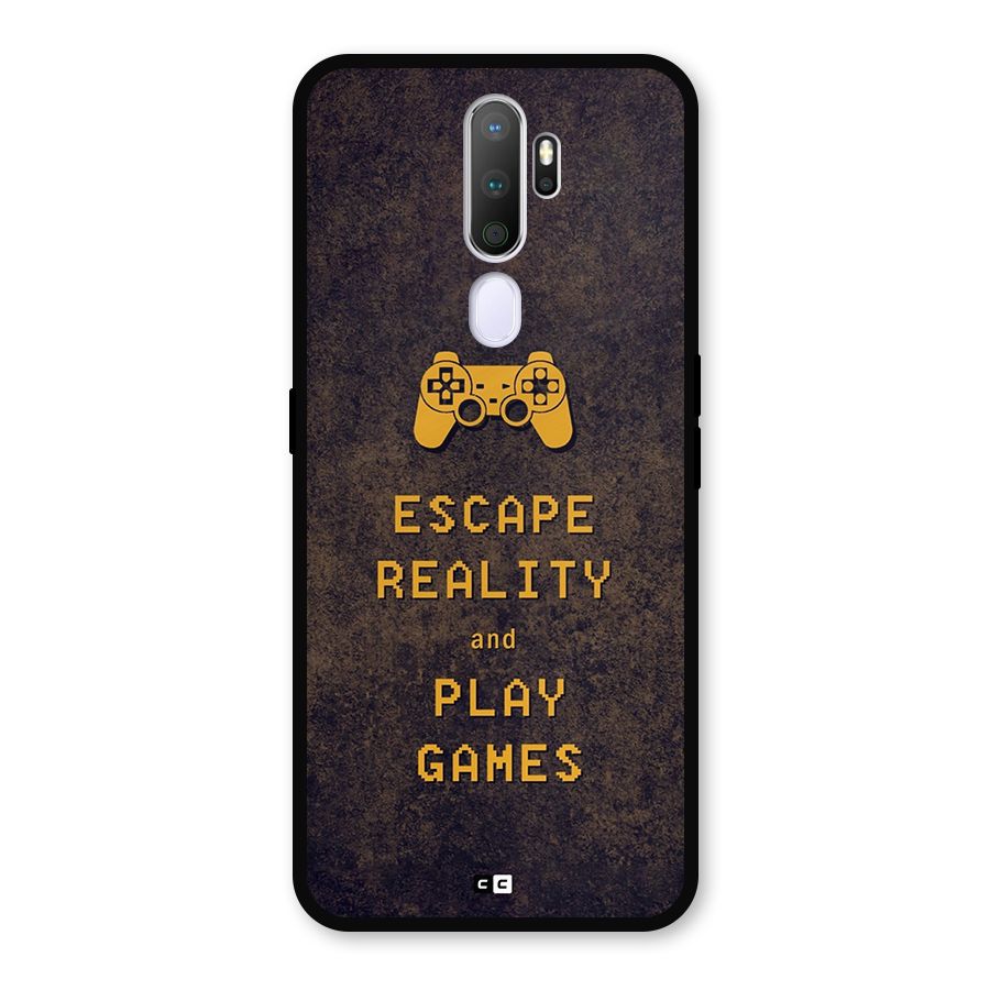 Escape Reality Metal Back Case for Oppo A9 (2020)