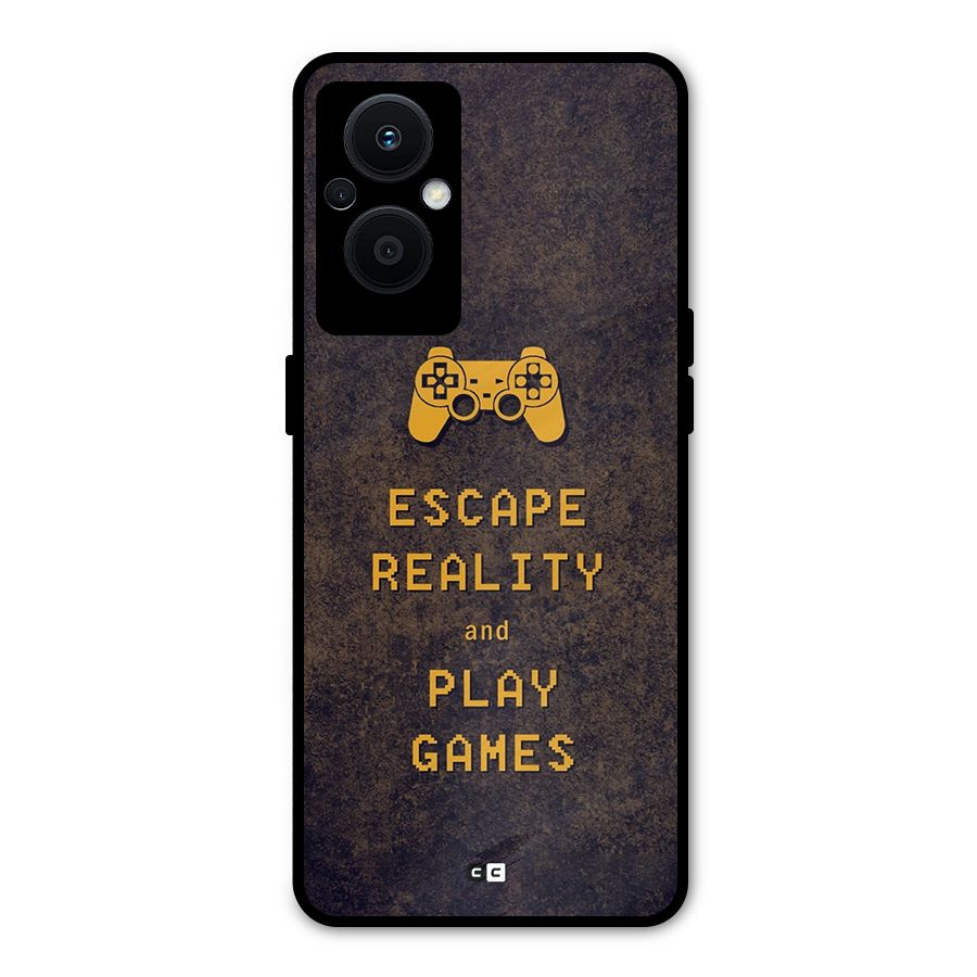 Escape Reality Metal Back Case for Oppo F21 Pro 5G