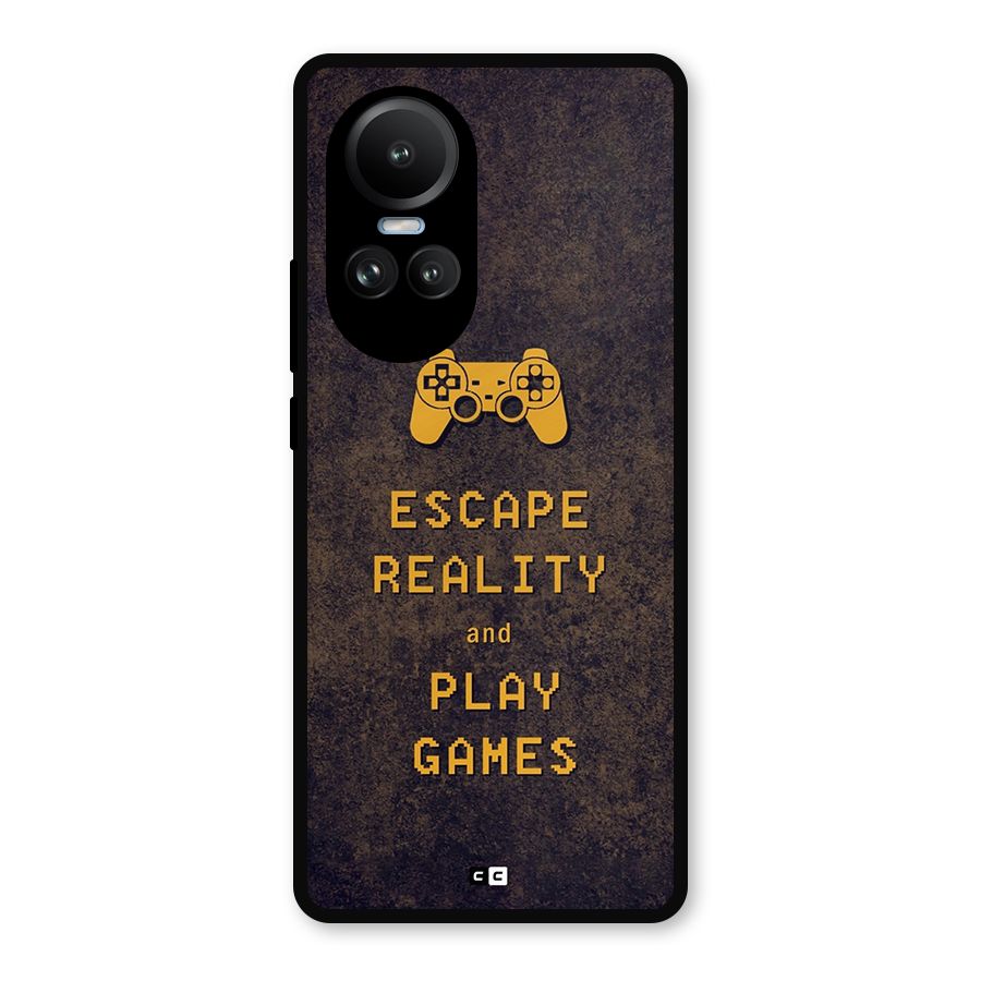 Escape Reality Metal Back Case for Oppo Reno10