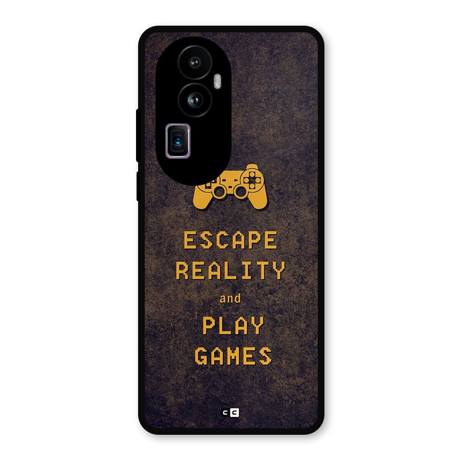 Escape Reality Metal Back Case for Oppo Reno10 Pro Plus