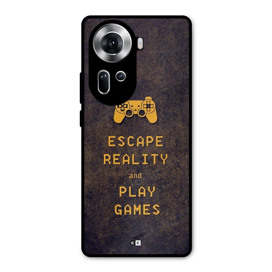Escape Reality Metal Back Case for Oppo Reno11 5G