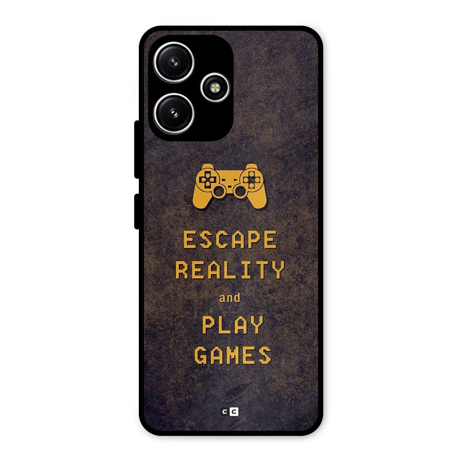 Escape Reality Metal Back Case for Poco M6 Pro