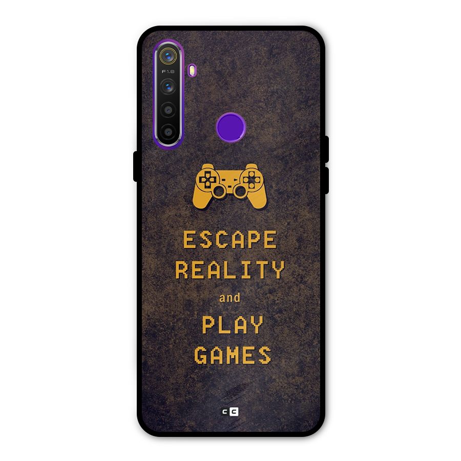 Escape Reality Metal Back Case for Realme 5