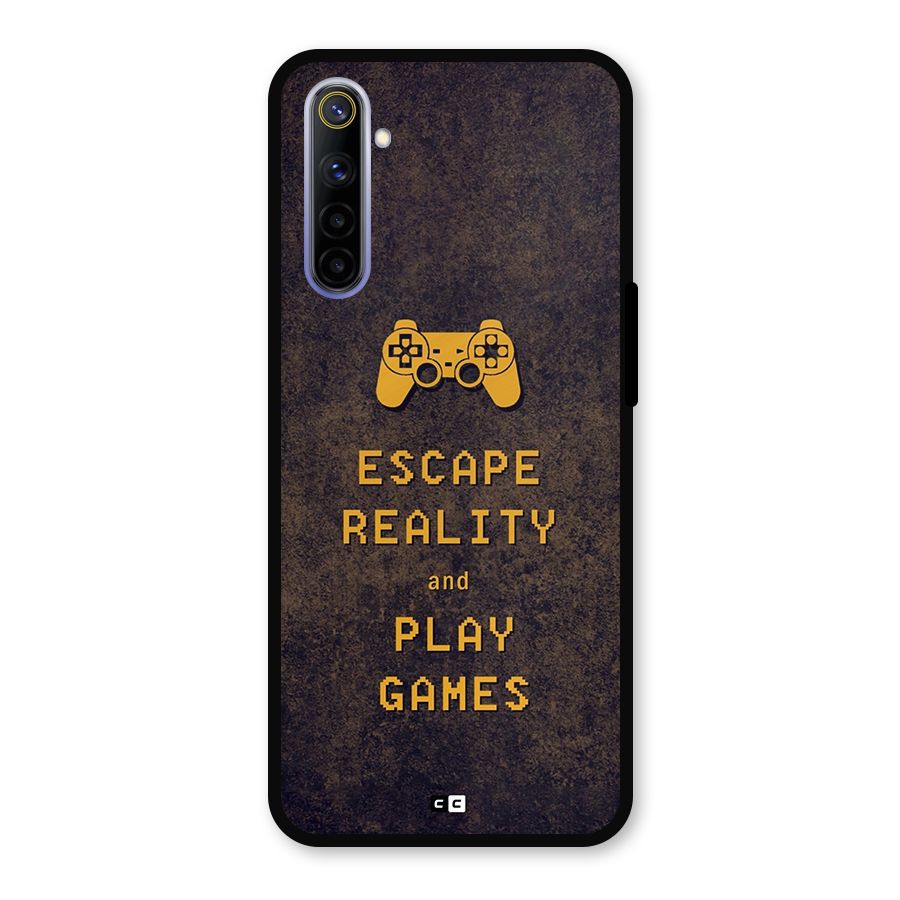 Escape Reality Metal Back Case for Realme 6i