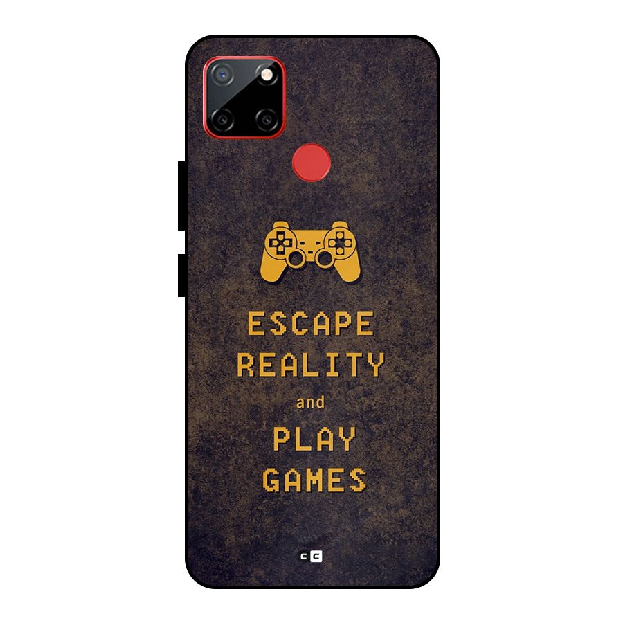Escape Reality Metal Back Case for Realme C12