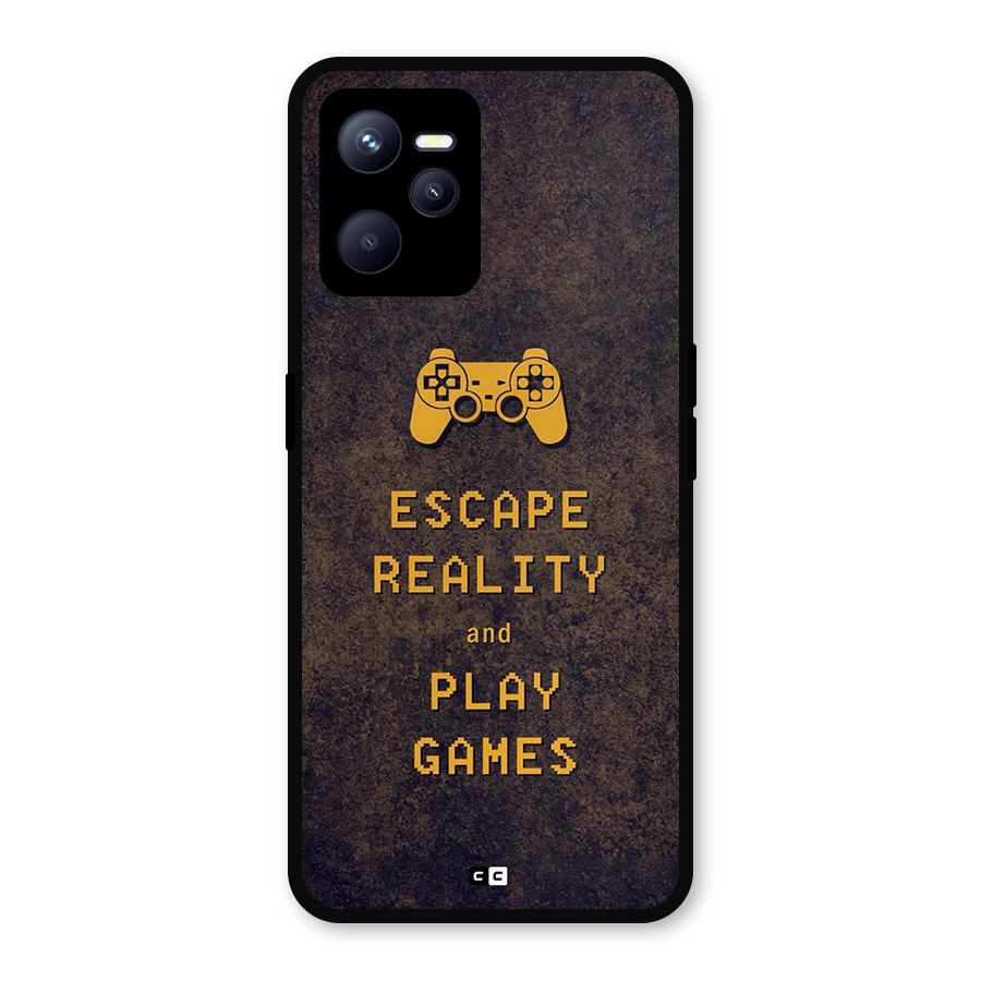 Escape Reality Metal Back Case for Realme C35