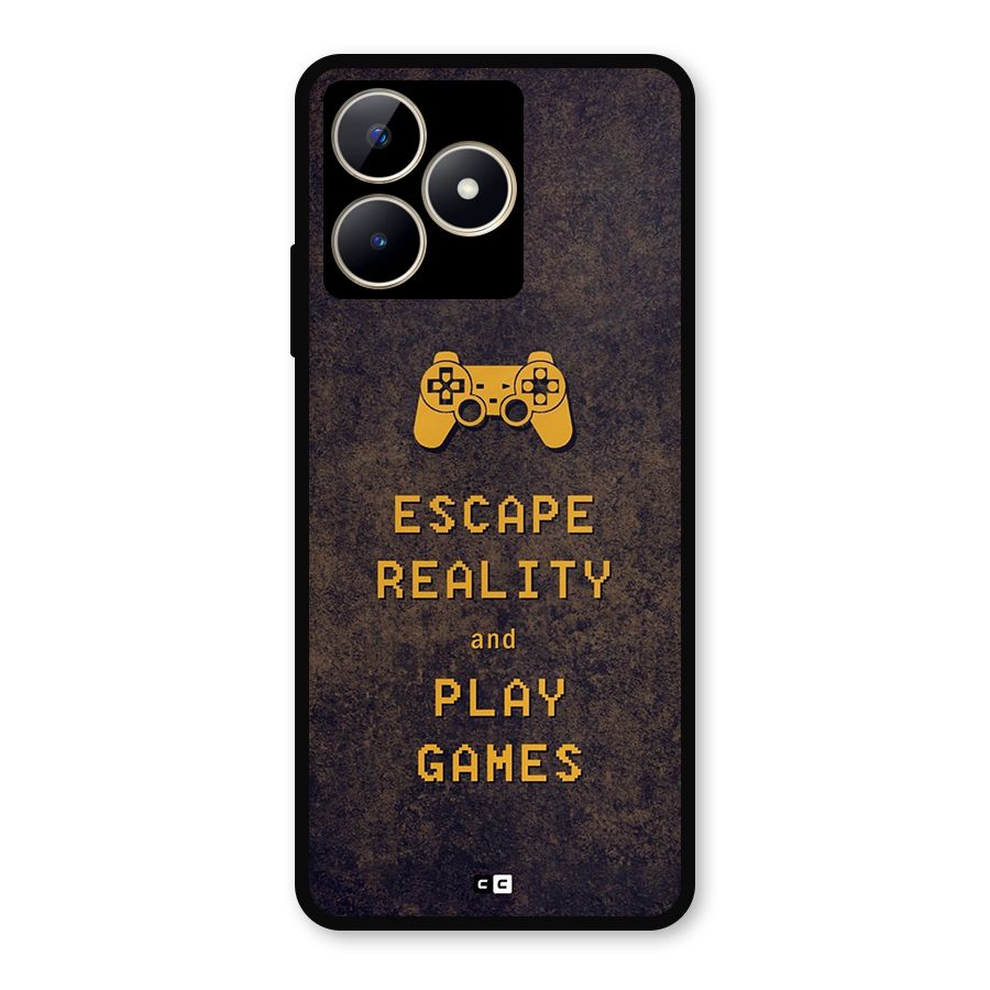 Escape Reality Metal Back Case for Realme C53