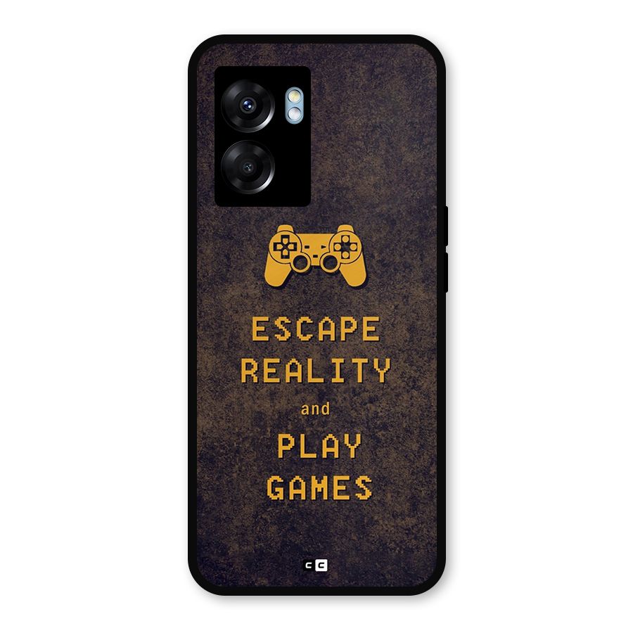Escape Reality Metal Back Case for Realme Narzo 50 5G