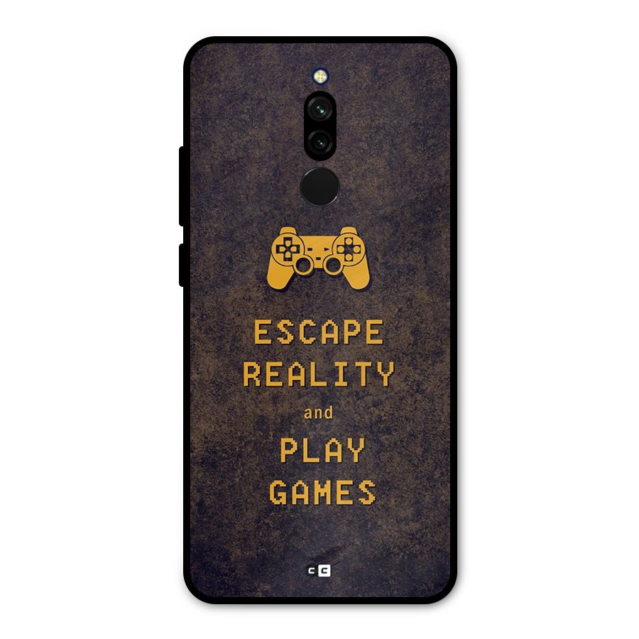 Escape Reality Metal Back Case for Redmi 8