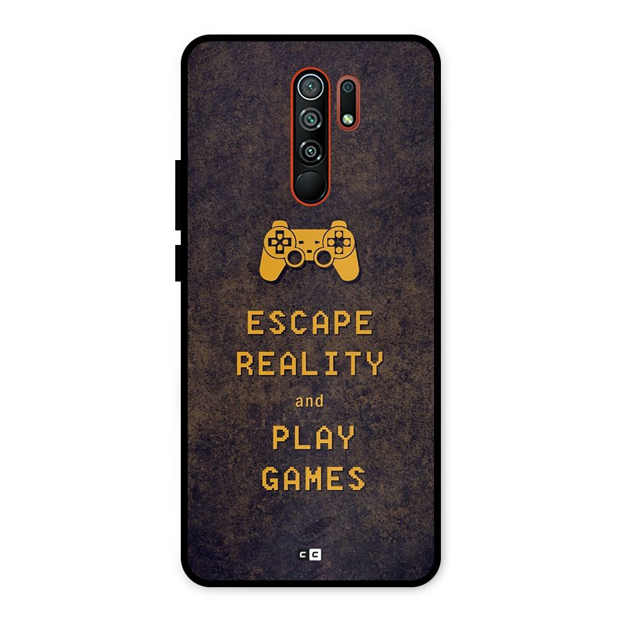 Escape Reality Metal Back Case for Redmi 9 Prime