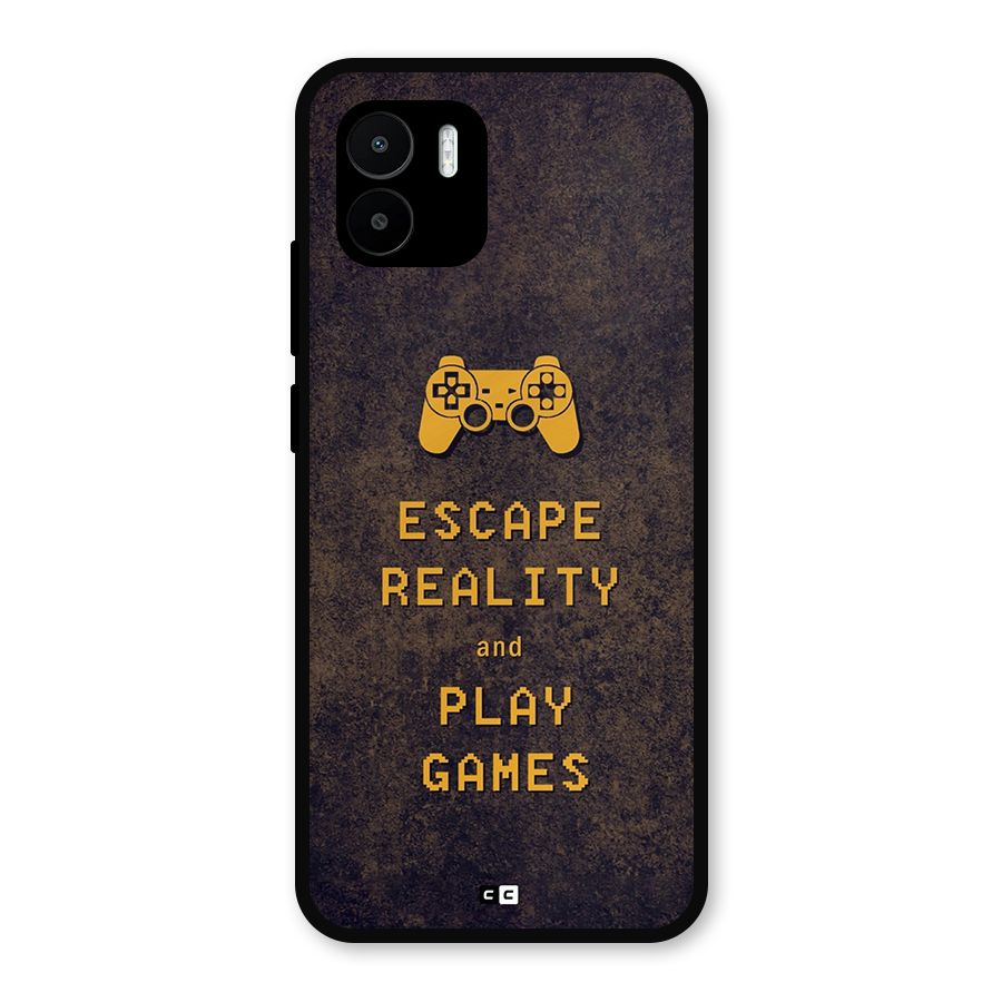 Escape Reality Metal Back Case for Redmi A2
