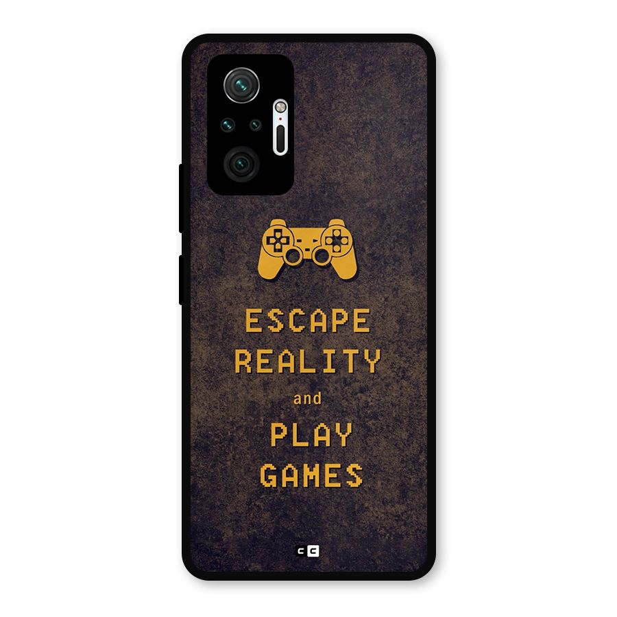 Escape Reality Metal Back Case for Redmi Note 10 Pro