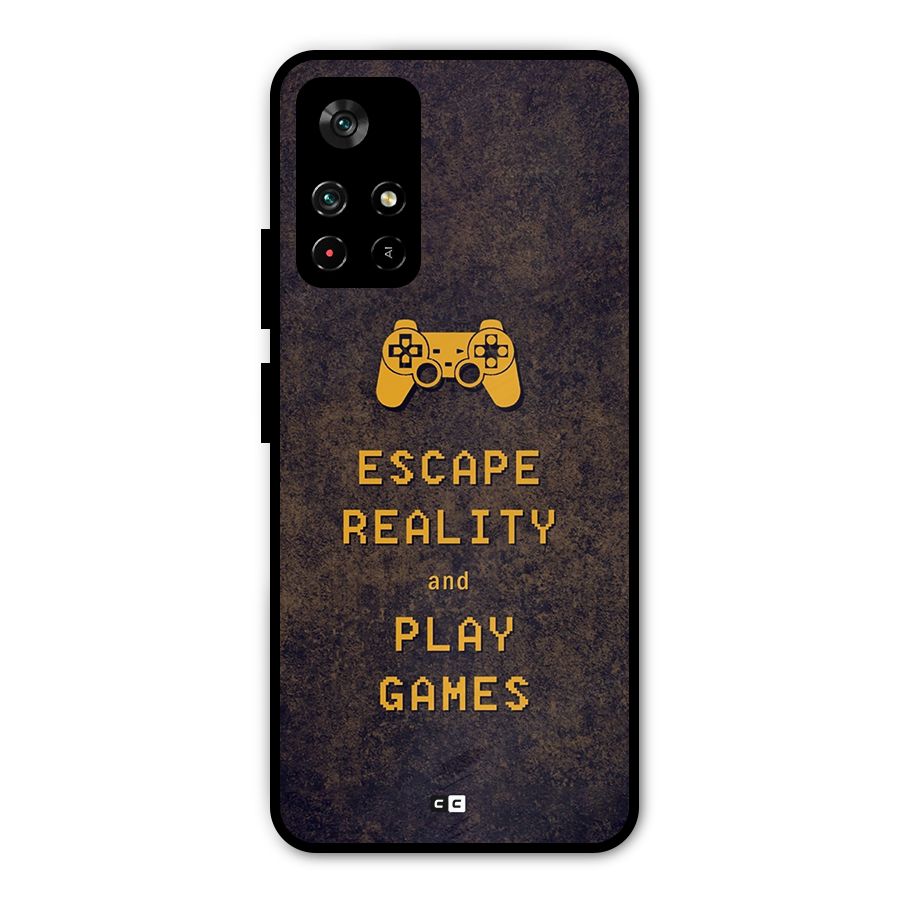 Escape Reality Metal Back Case for Redmi Note 11T 5G