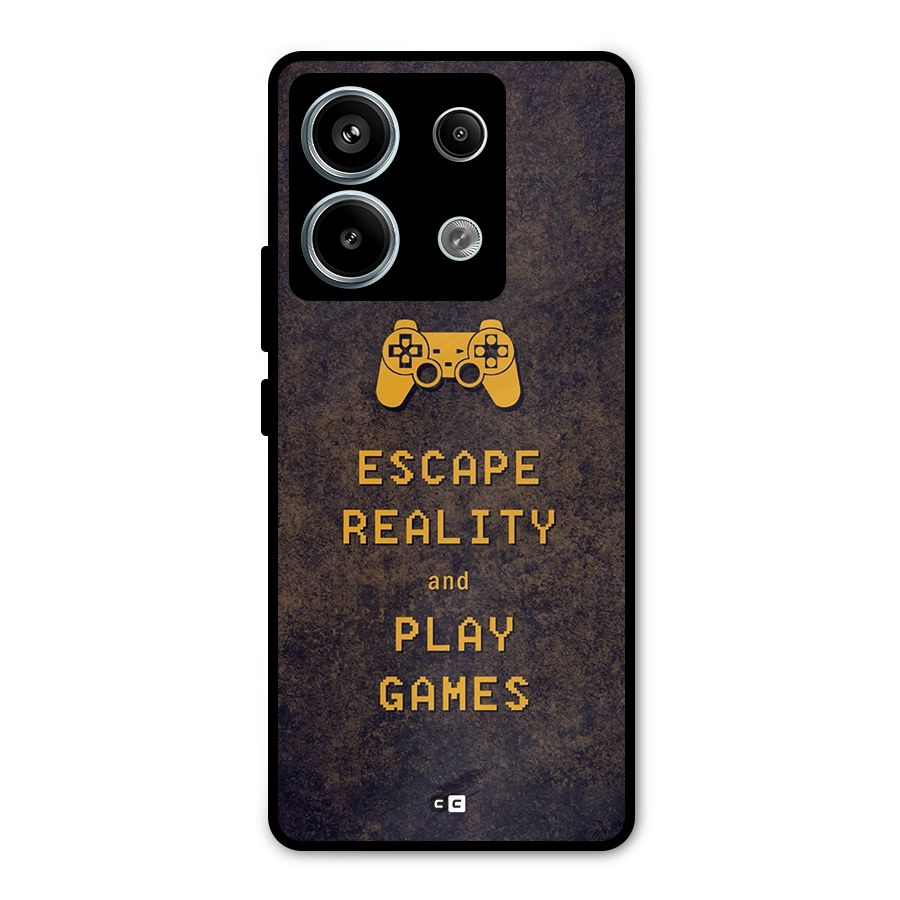 Escape Reality Metal Back Case for Redmi Note 13 Pro 5G