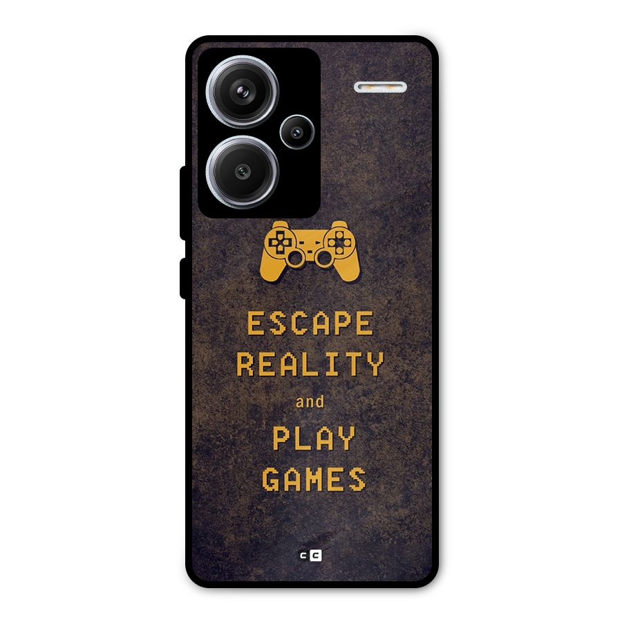 Escape Reality Metal Back Case for Redmi Note 13 Pro Plus