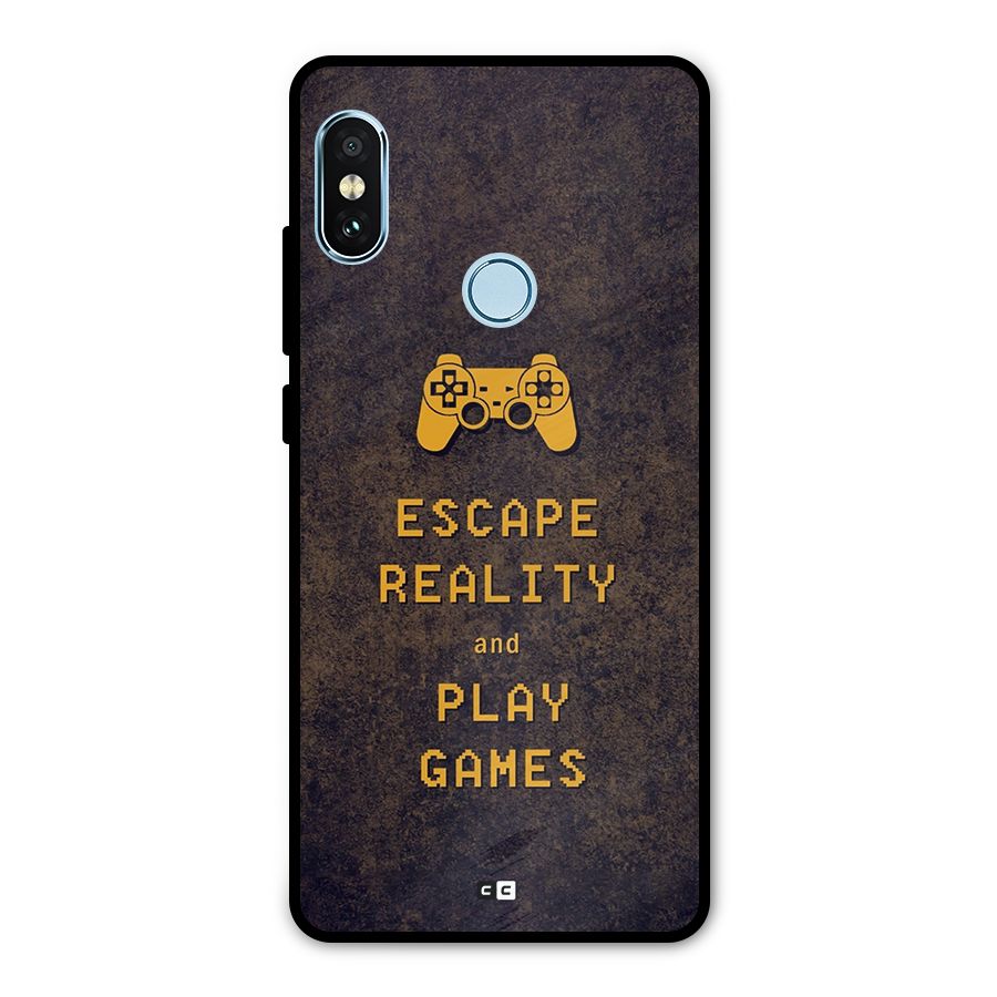 Escape Reality Metal Back Case for Redmi Note 5 Pro