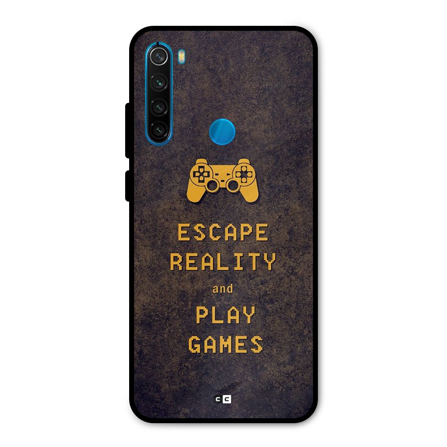 Escape Reality Metal Back Case for Redmi Note 8