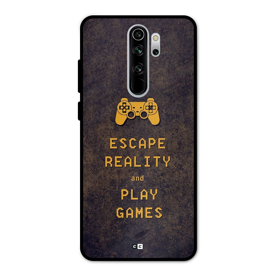 Escape Reality Metal Back Case for Redmi Note 8 Pro