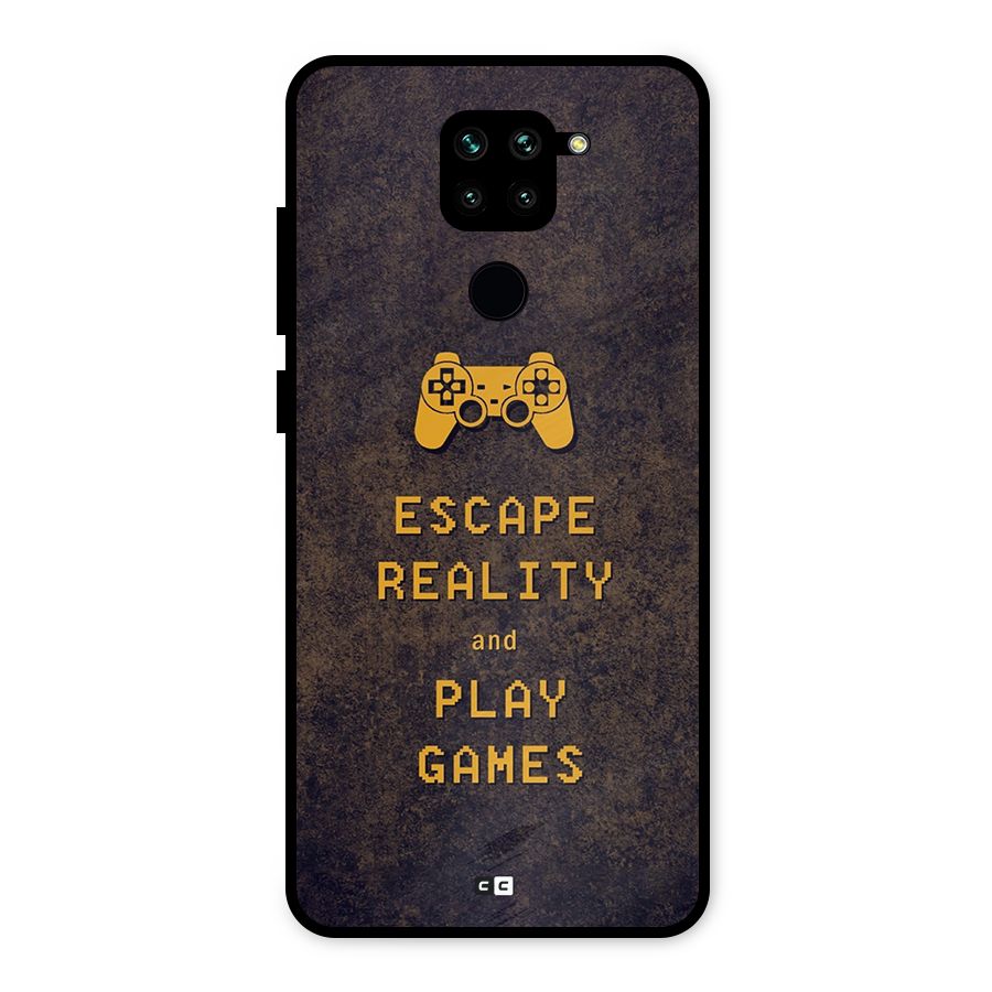 Escape Reality Metal Back Case for Redmi Note 9