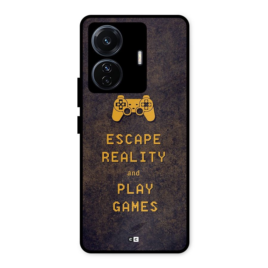 Escape Reality Metal Back Case for Vivo T1 Pro