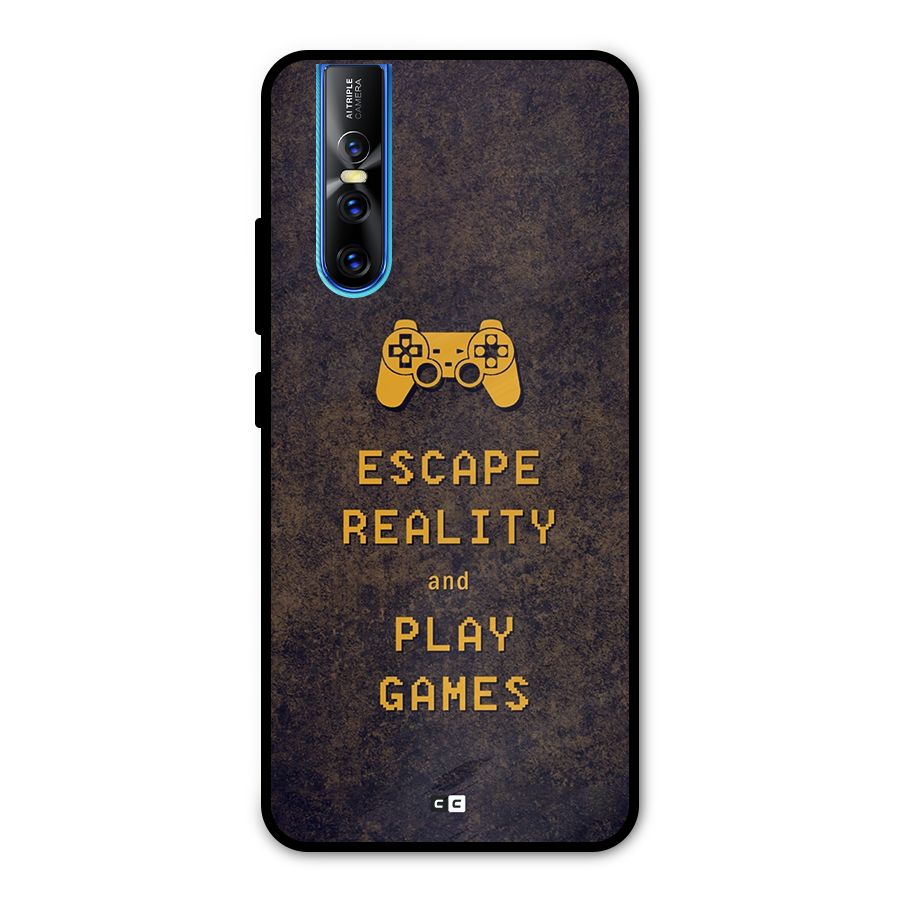 Escape Reality Metal Back Case for Vivo V15 Pro