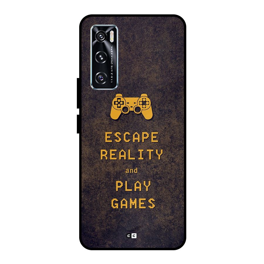 Escape Reality Metal Back Case for Vivo V20 SE