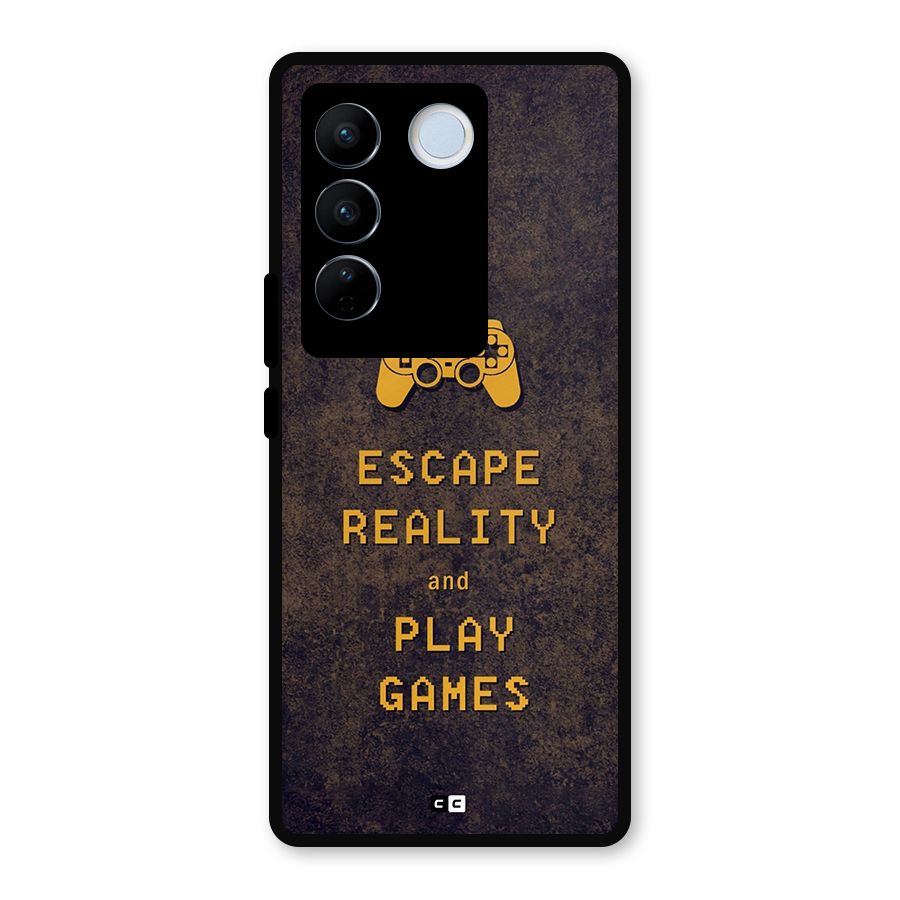 Escape Reality Metal Back Case for Vivo V27