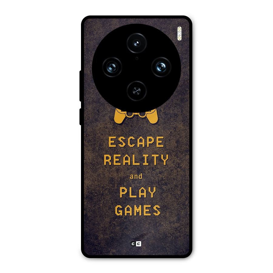 Escape Reality Metal Back Case for Vivo X100 Pro