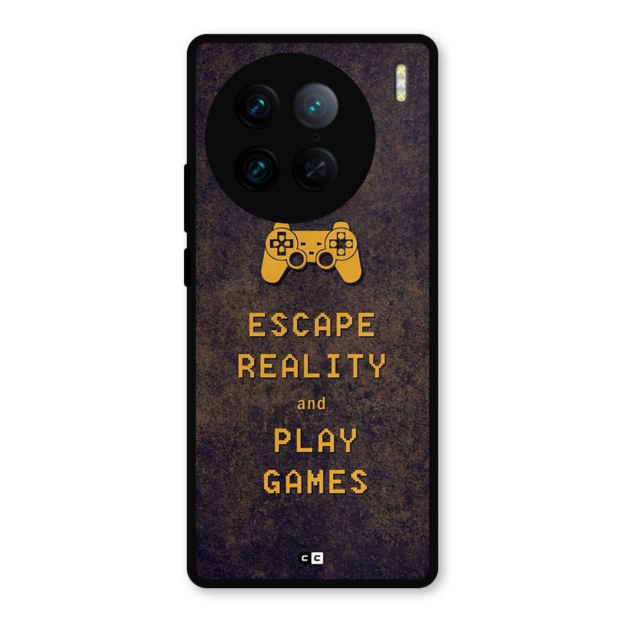 Escape Reality Metal Back Case for Vivo X90 Pro