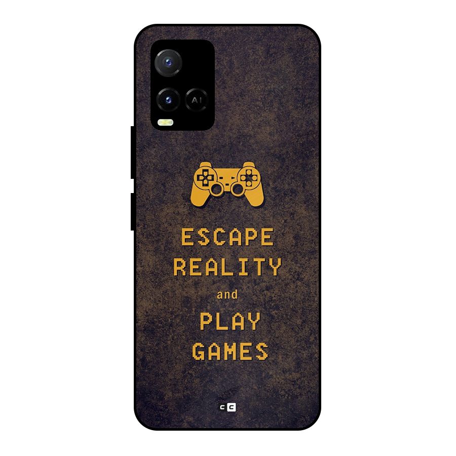 Escape Reality Metal Back Case for Vivo Y33s