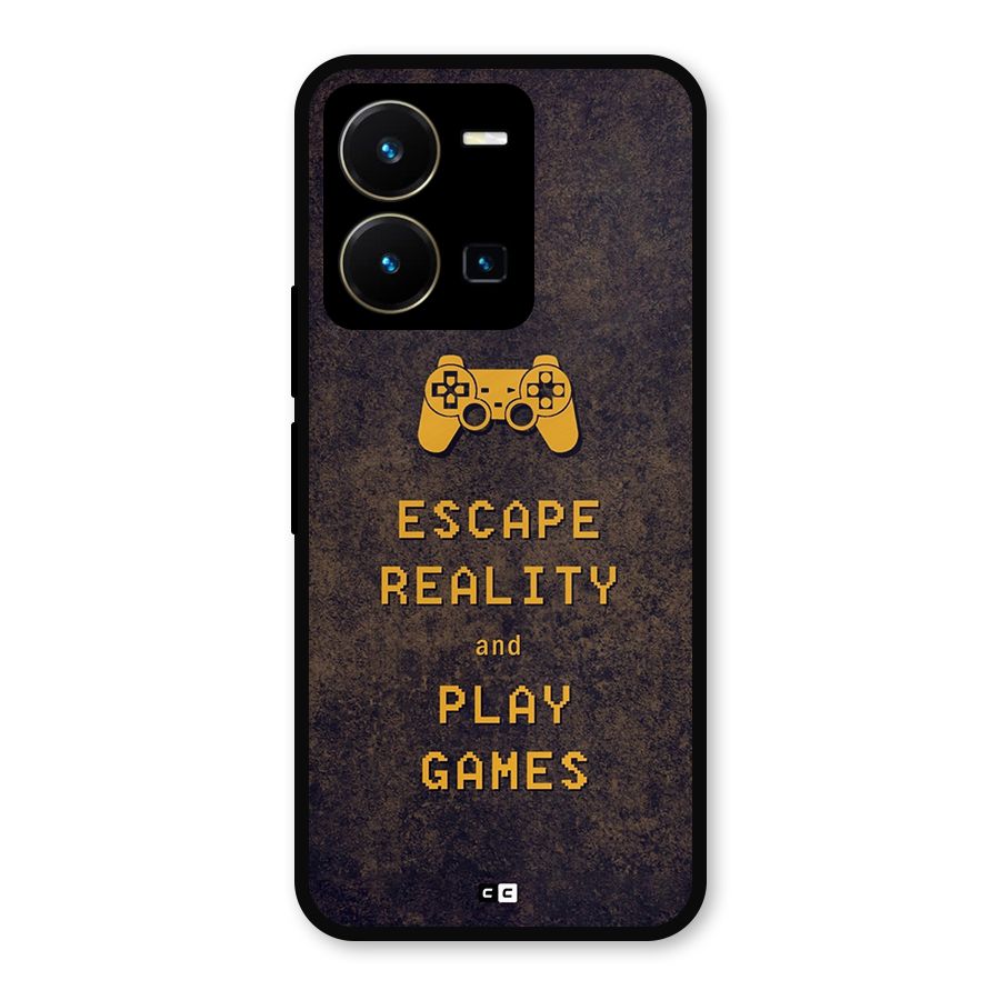 Escape Reality Metal Back Case for Vivo Y35