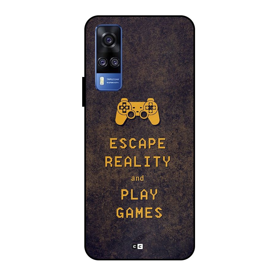 Escape Reality Metal Back Case for Vivo Y51