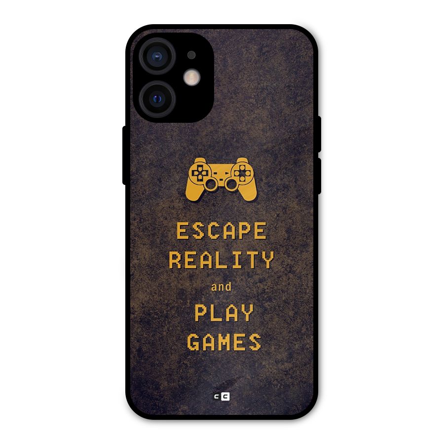 Escape Reality Metal Back Case for iPhone 12 Mini