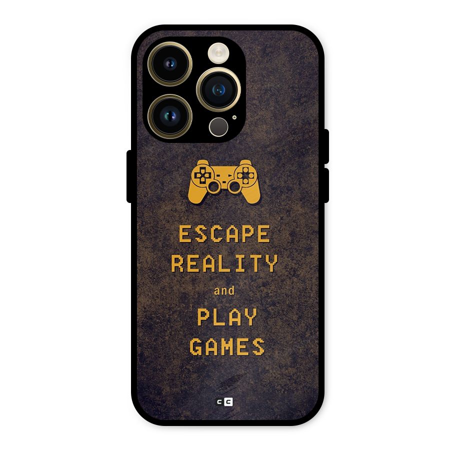 Escape Reality Metal Back Case for iPhone 14 Pro