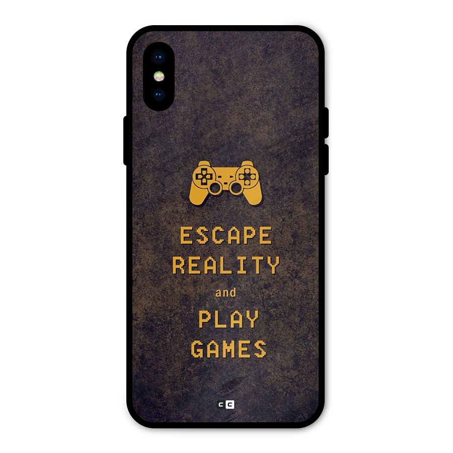 Escape Reality Metal Back Case for iPhone XS
