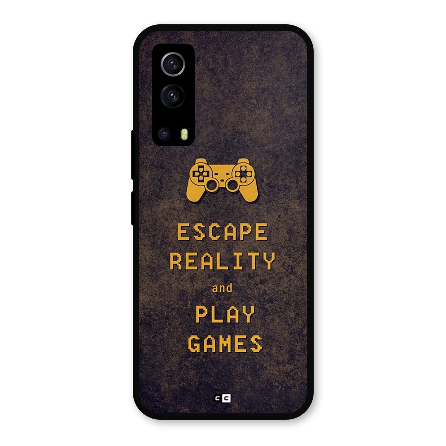 Escape Reality Metal Back Case for iQOO Z3