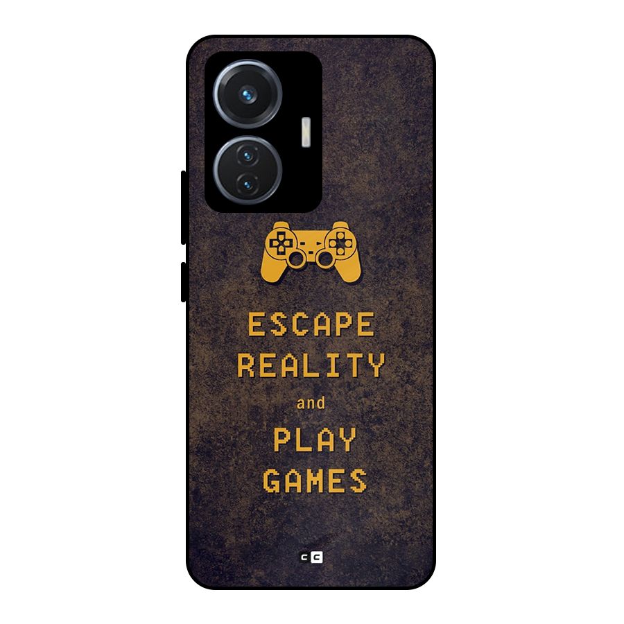 Escape Reality Metal Back Case for iQOO Z6 44W