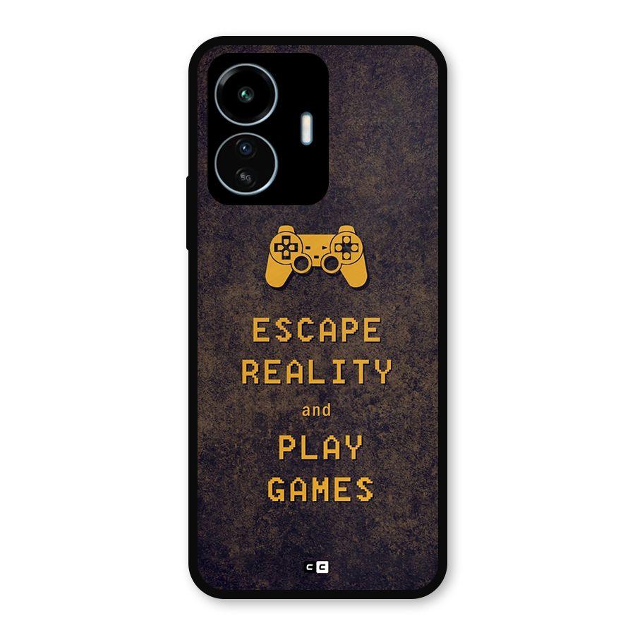 Escape Reality Metal Back Case for vivo iQOO Z6 Lite 5G