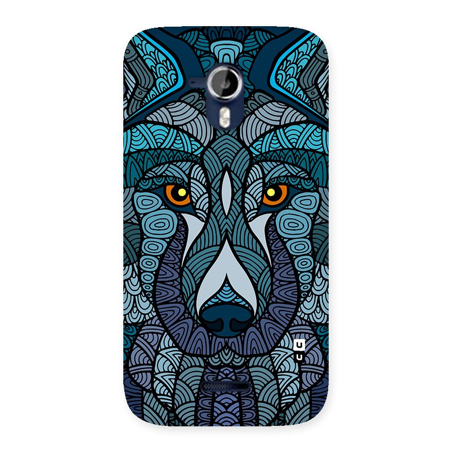Ethnic Wolf Art Illustration Back Case for Canvas Magnus A117