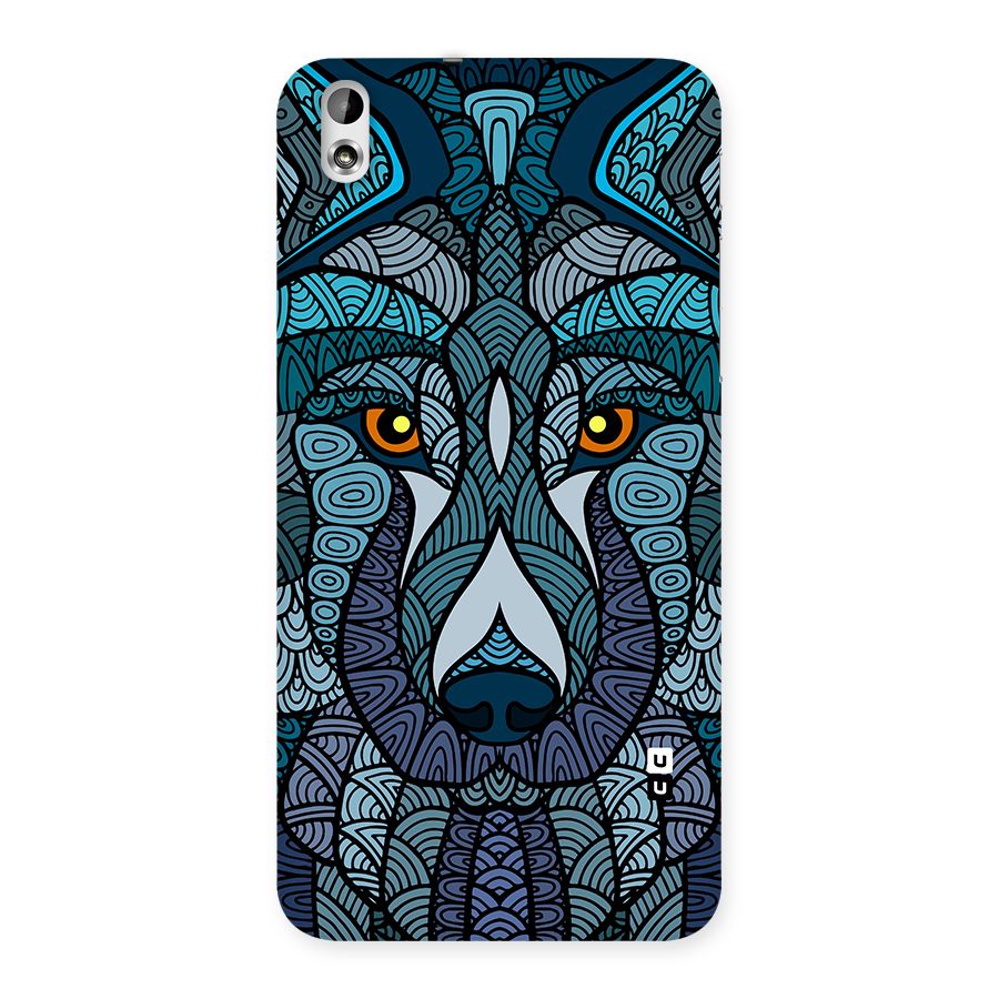 Ethnic Wolf Art Illustration Back Case for Desire 816g