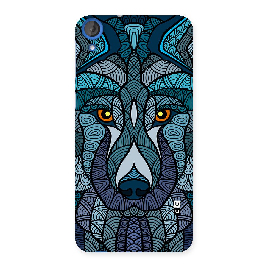 Ethnic Wolf Art Illustration Back Case for Desire 820