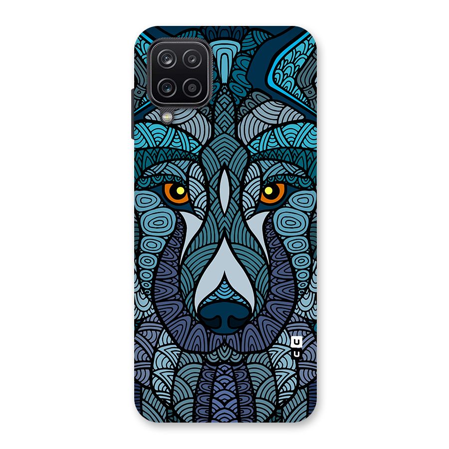Ethnic Wolf Art Illustration Back Case for Galaxy A12