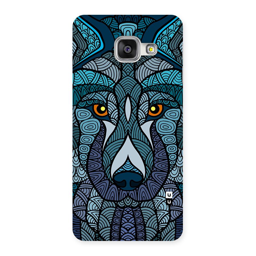 Ethnic Wolf Art Illustration Back Case for Galaxy A3 (2016)